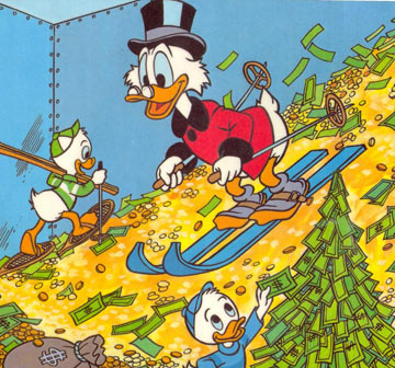 Illustration for article titled Where do they get those wonderful toys?: 18 obscenely wealthy comic-book and cartoon characters